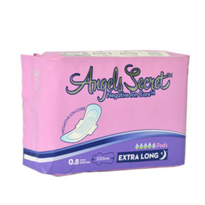 angels secret sanitary day extra long pads